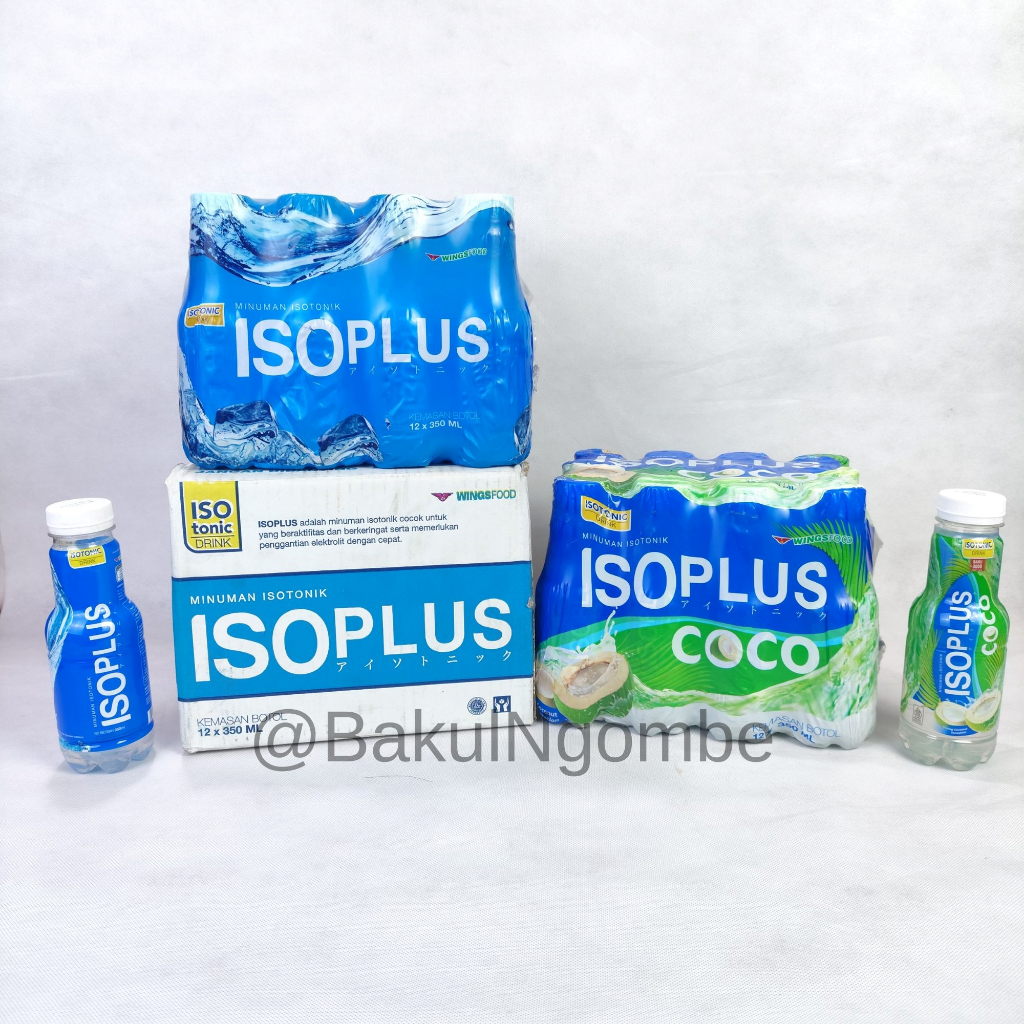 

ISOPLUS 350ml/ ISOPLUS COCO 1 pack isi 12 botol