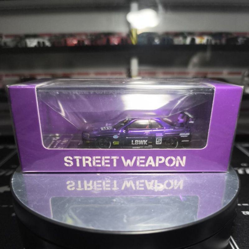 street weapon nissan er34 lbwk ungu