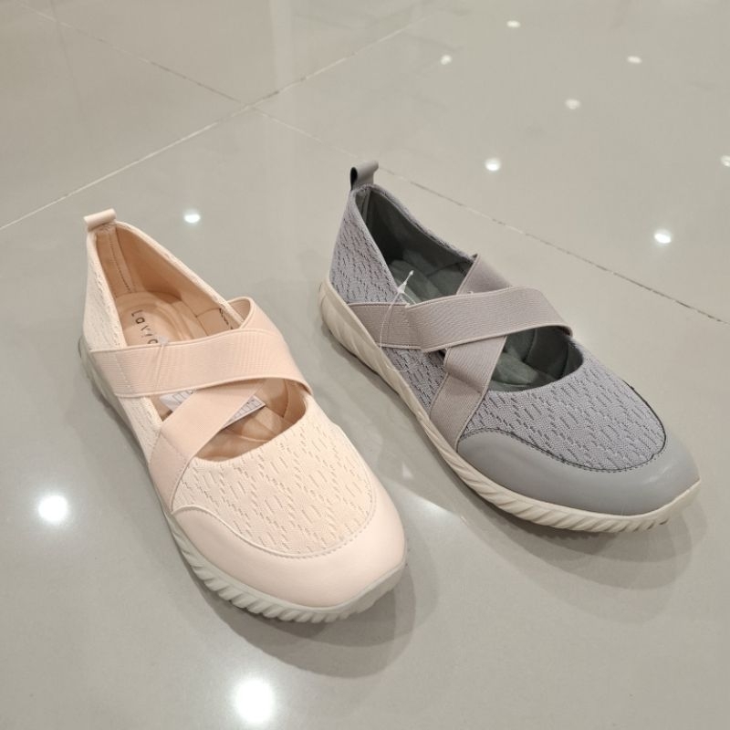 [LAVIOLA] Sepatu sneakers wanita bahan ringan original brand - Gratis shoppingBag
