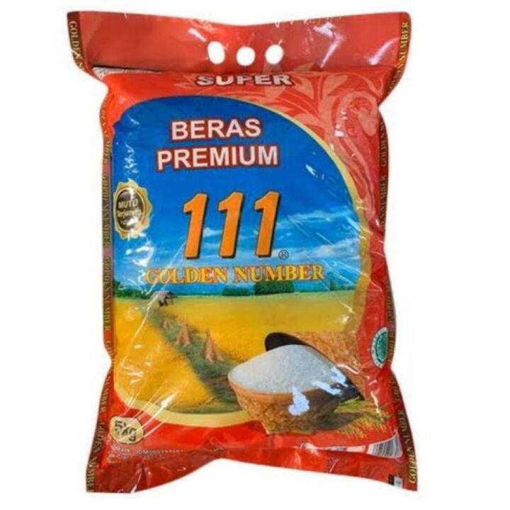

[oddsolshop] pekanbaru/111 Golden Number Beras Premium 5KG & 10KG Super Kepala