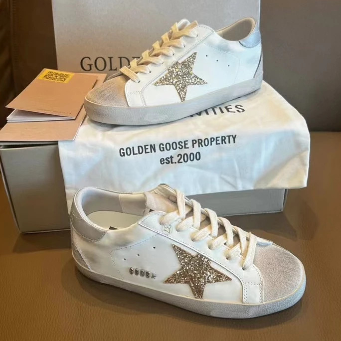 Counter ORI 2024 New ggdb dirty shoes couple style golden goose dirty shoes Golden G women's shoes c
