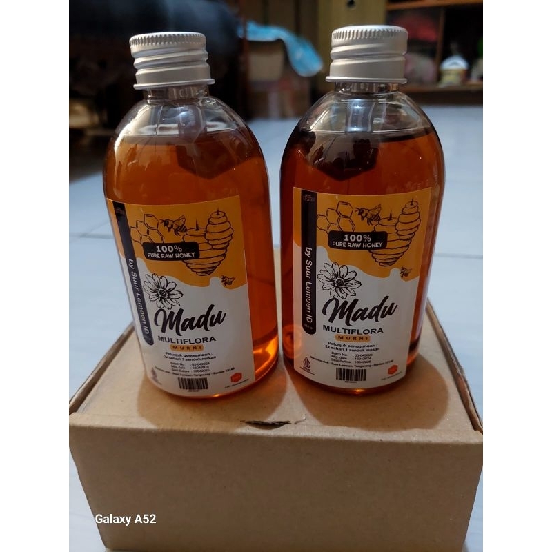 

MADU MURNI MULTIFLORA SUPER BY SUUR LEMOEN ID || NATURAL RAW HONEY || MADU ASLI TANPA CAMPURAN KEMASAN 350 ML