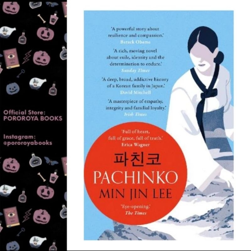 Buku ORIGINAL Novel PACHINKO Min Jin Lee English Paperback Import Novel Penulis Korea Novel Film Lee