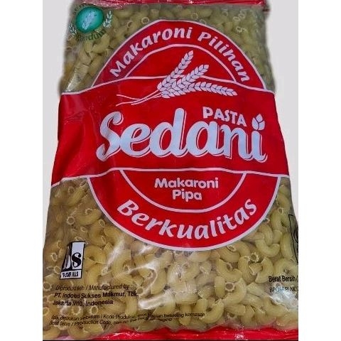 

Pasta Sedani Makaroni Pipa dan Spiral 1 Kg