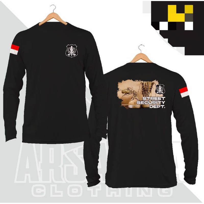 KAOS LENGAN PANJANG SECURITY STREET SECURITY DEPT