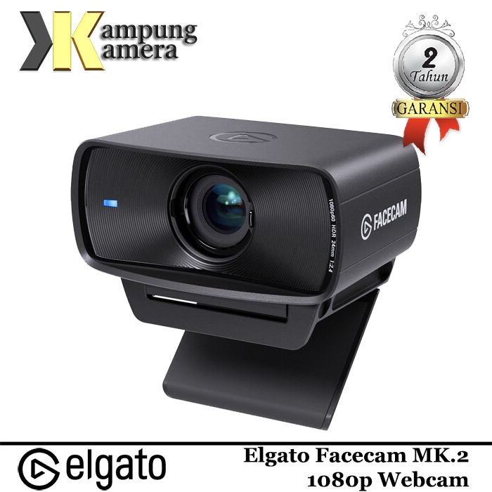 Elgato Facecam MK2 - Webcam 1080p60 HDR untuk Streaming dan Gaming