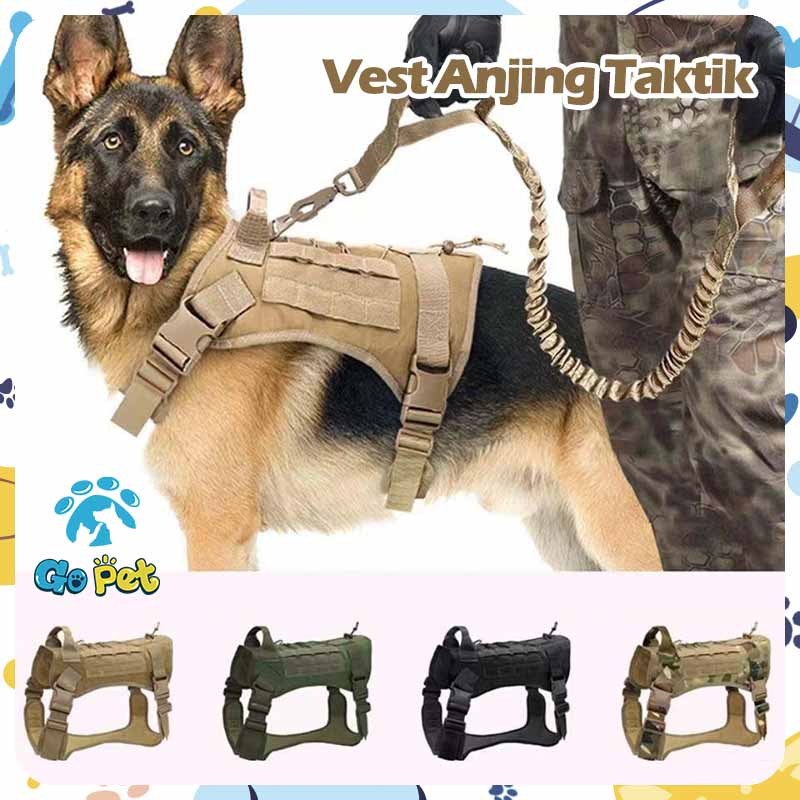 

23bagusmenshop - Rompi Harness Anjing Nilon Pelatihan & Jalan-Jalan 3 Warna Adjustable