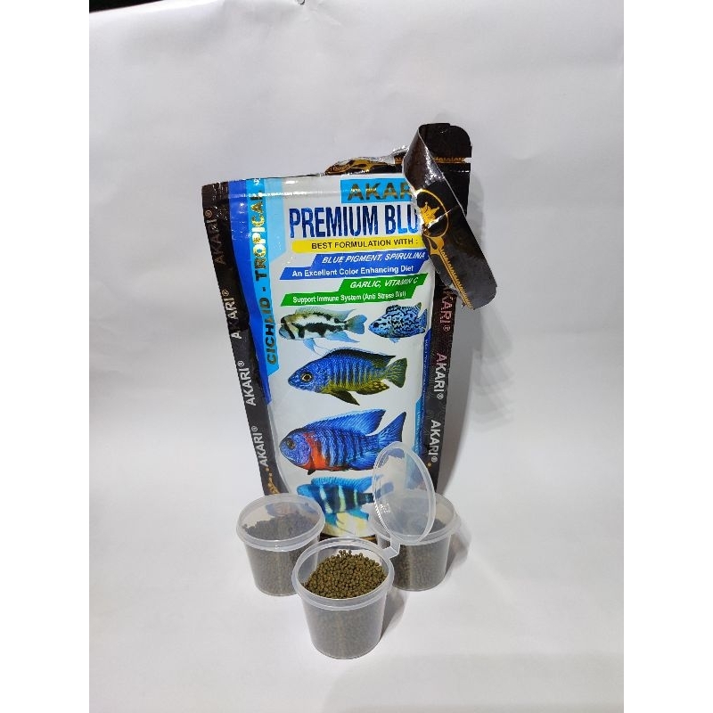 Pelet premium blue dan premium maxi repack 10gr