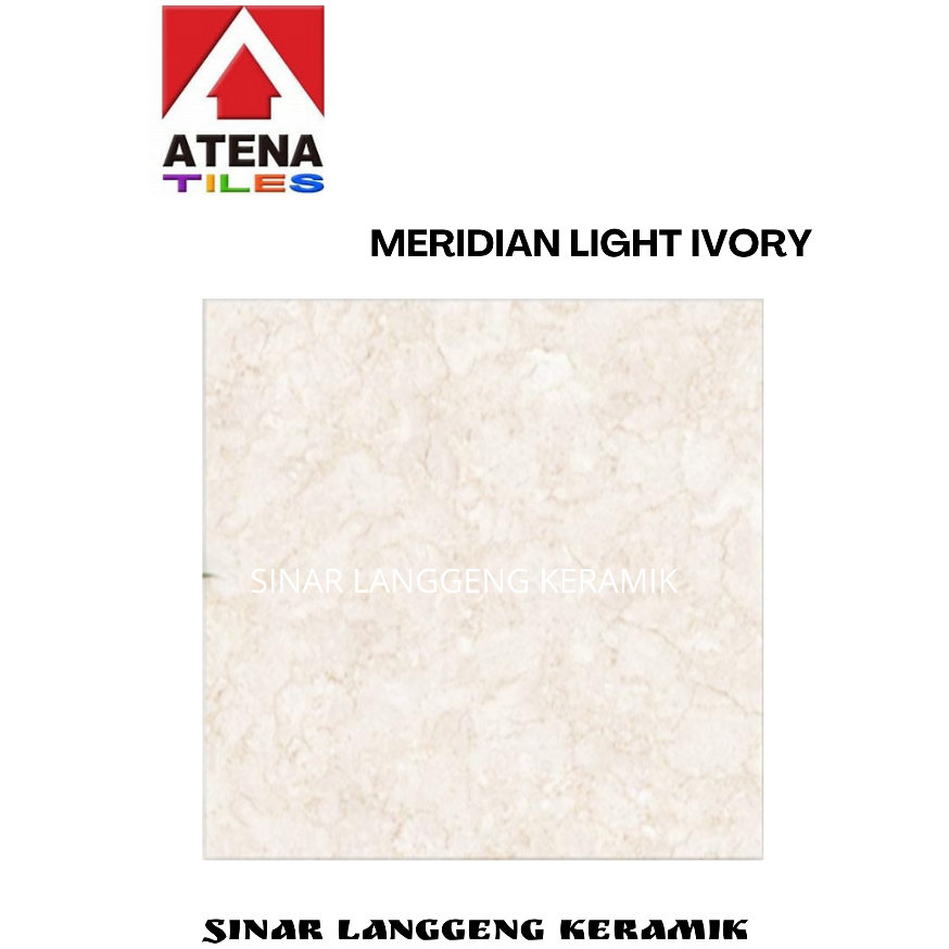 GRANIT ATENA MERIDIAN LIGHT IVORY 60X60 GLOSSY LANTAI