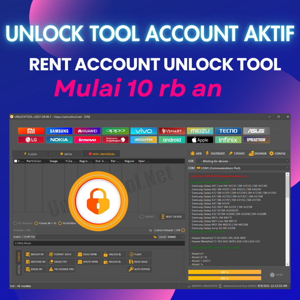 Unlock Tool Account Unlock Tool Rent Account Unlock Tool Account Aktif Bukan Akun Crack
