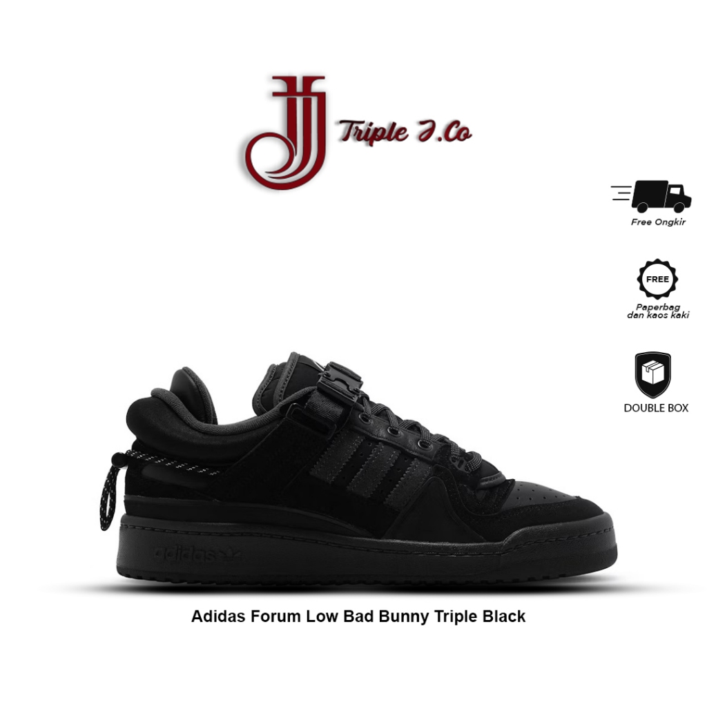 Adidas Forum Low X Bad Bunny Triple Black