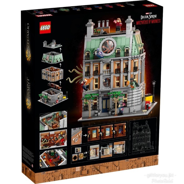 Lego 76218 Sanctum Sanctorum Marvel Doctor Strange Building Bricks Toy Mainan Bangunan Rumah Action 