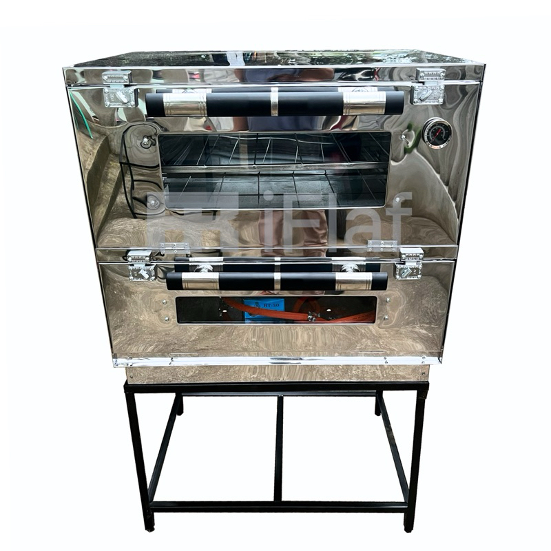 Oven Gas Stainless Api Atas Bawah Ukuran 75X55X70 cm Oven Gas Roti Oven Gas Bolu Oven Gas Kue