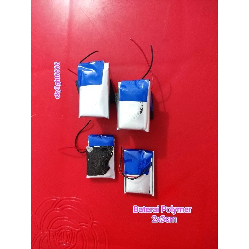 Baterai Polymer 2x3cm Copotan