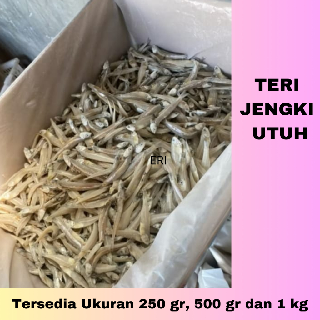 

Teri Jengki Bulat Utuh Kualitas terjamin