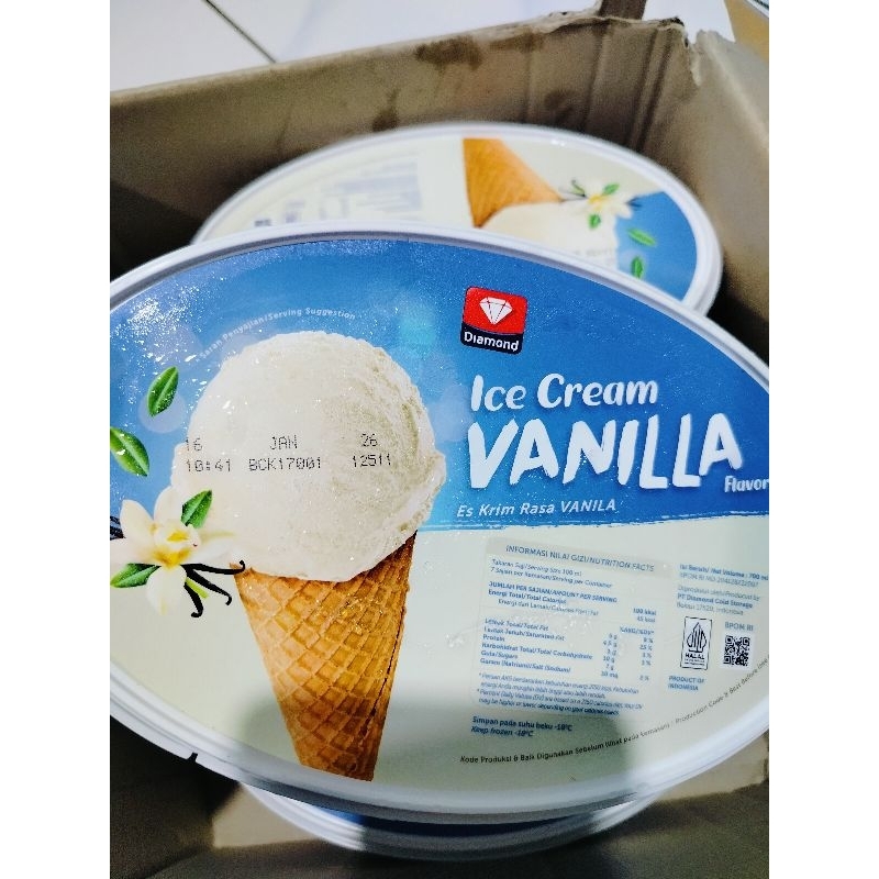 

es krim diamond vanilla 700 ml