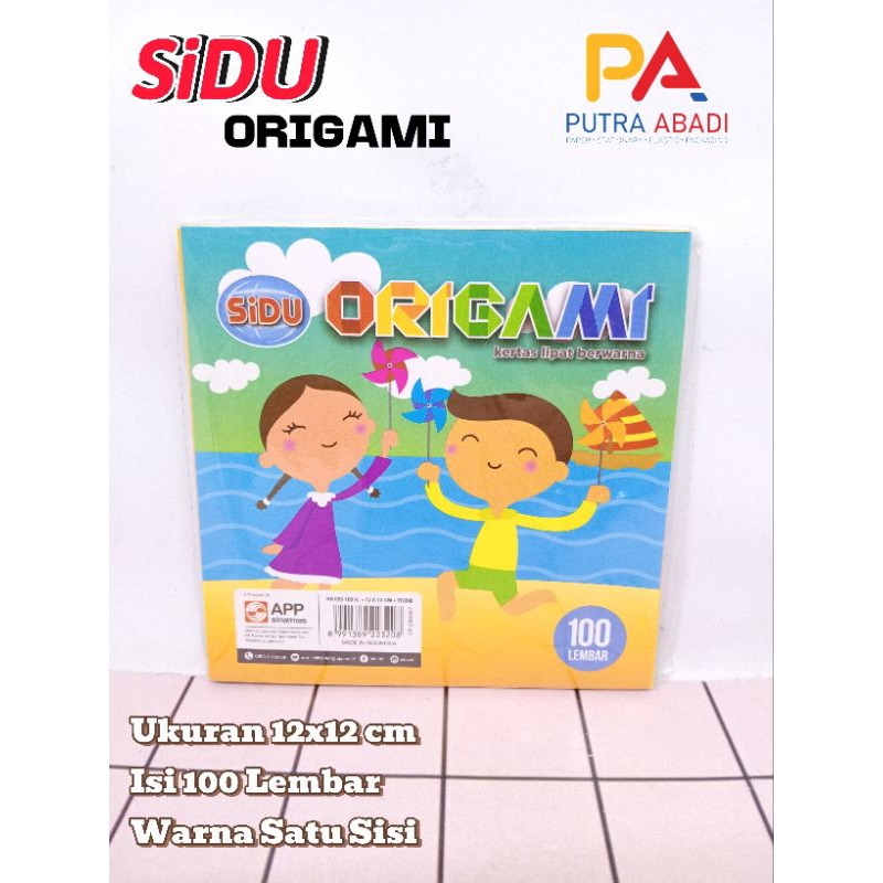 

Kertas Lipat Origami Sidu 12X12 (Isi 100 lembar)