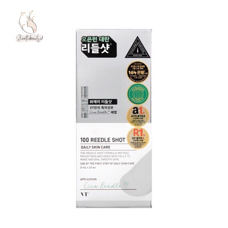 [READY] VT Cosmetics VT Reedle Shot 100 Cica Reedle Stick Travel Size (1 Box = 10 Stick)