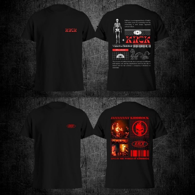 KIDDROCK ORIGINAL | KAOS PDK OBLONG | KAOS DISTRO BANDUNG K0223