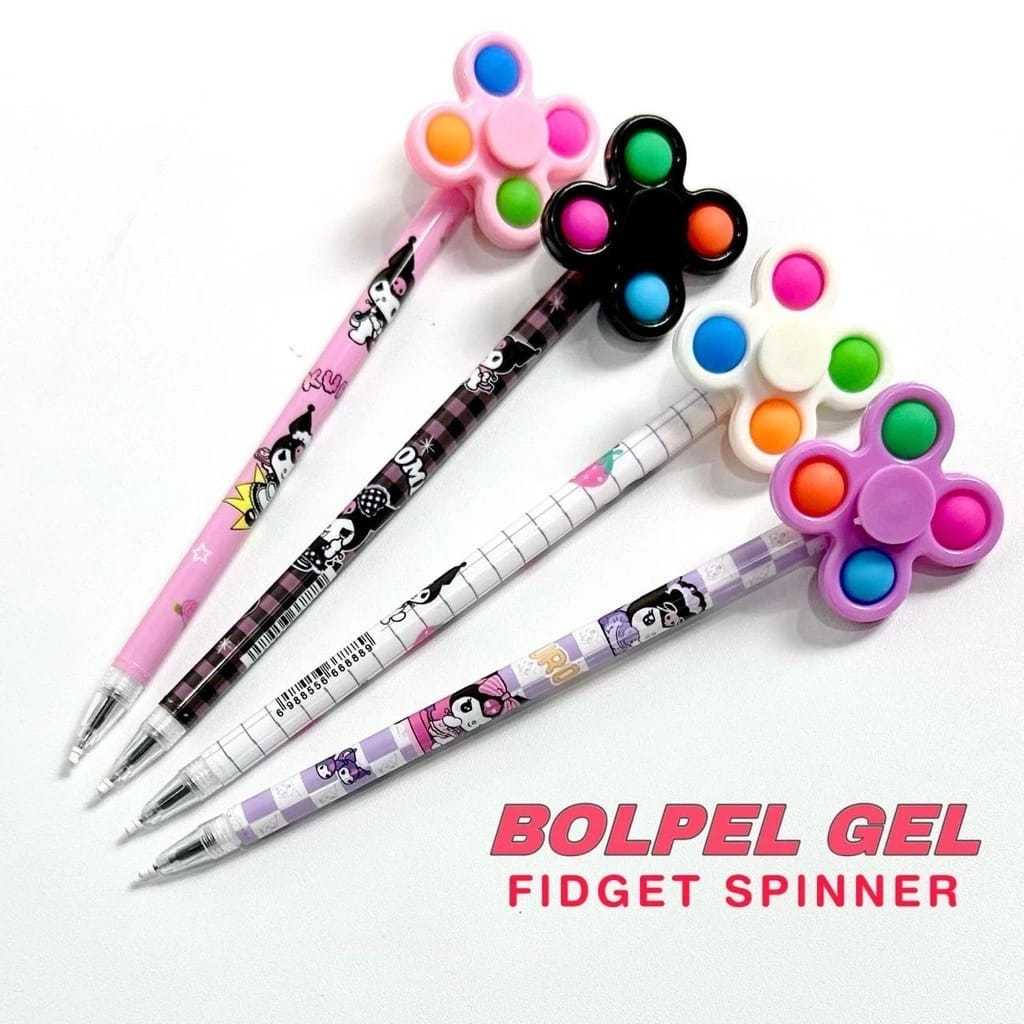 

V2_Pen Spinner Pop It/Pulpen Gel POP IT Spinner/Bolpen Fidget Spinner/Pulpen Gel