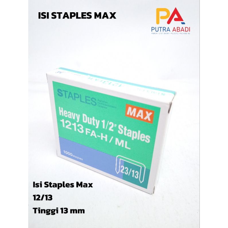 

Satu Pak Isi Staples Max 1213 (23/13)