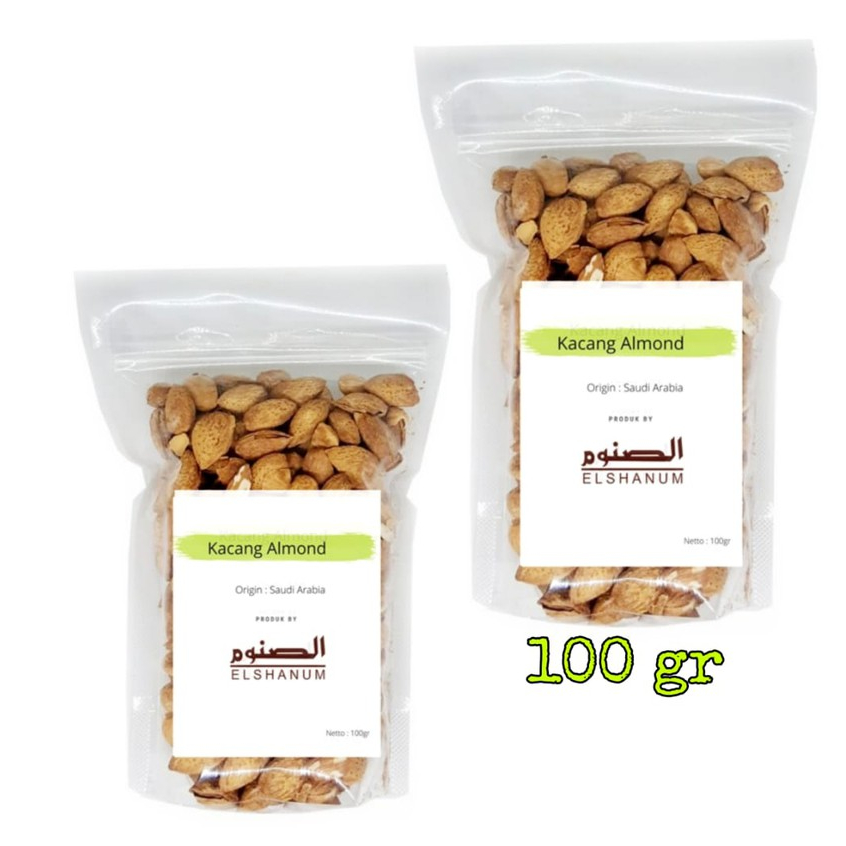 

KACANG ALMOND PANGGANG ELSHANUM 400 GR (ROASTED) / ALMOND ROASTED / KACANG ALMOND / ALMOND PANGGANG