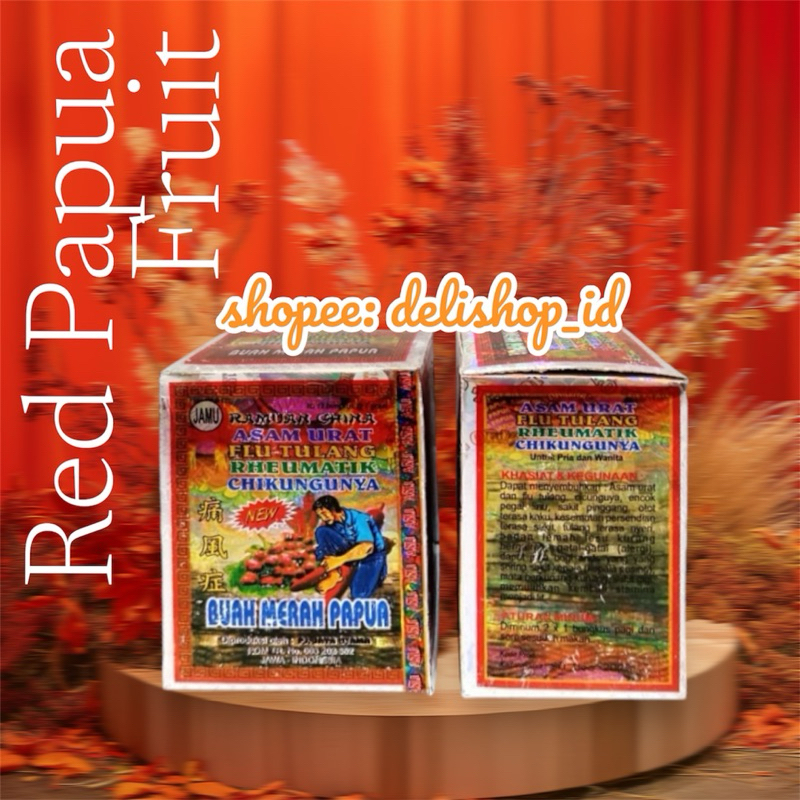 

JAMU EXTRACT RED PAPUA FRUIT ORIGINAL 12 SACHET