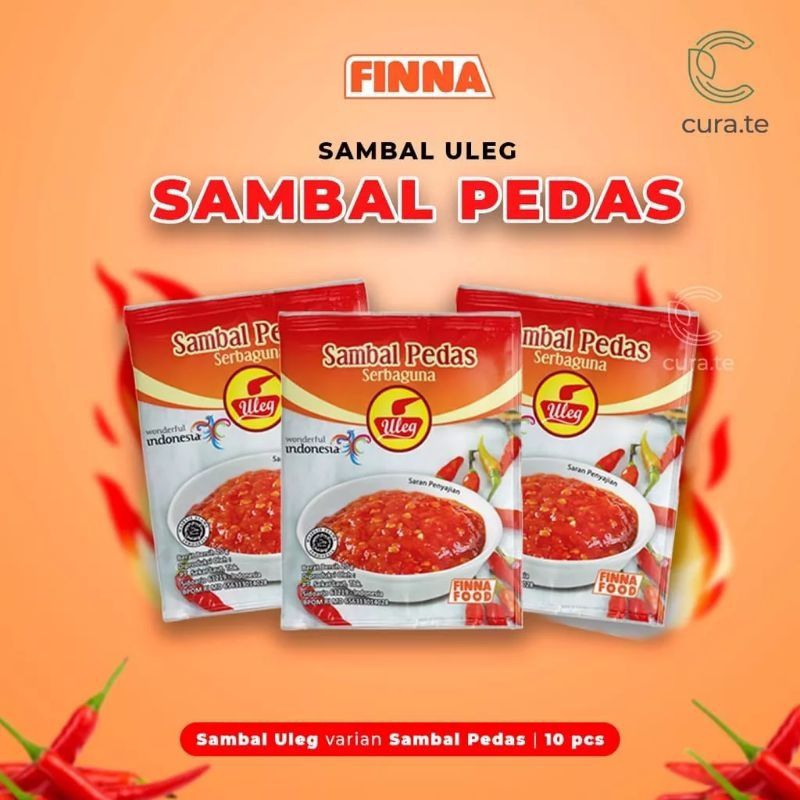 

SAMBAL PEDAS-FINNA FOOD-SAMBEL ULEG-SAMBEL SERBAGUNA