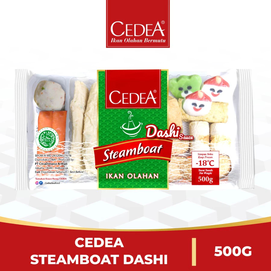 

CEDEA STEAMBOAT SET 500GR