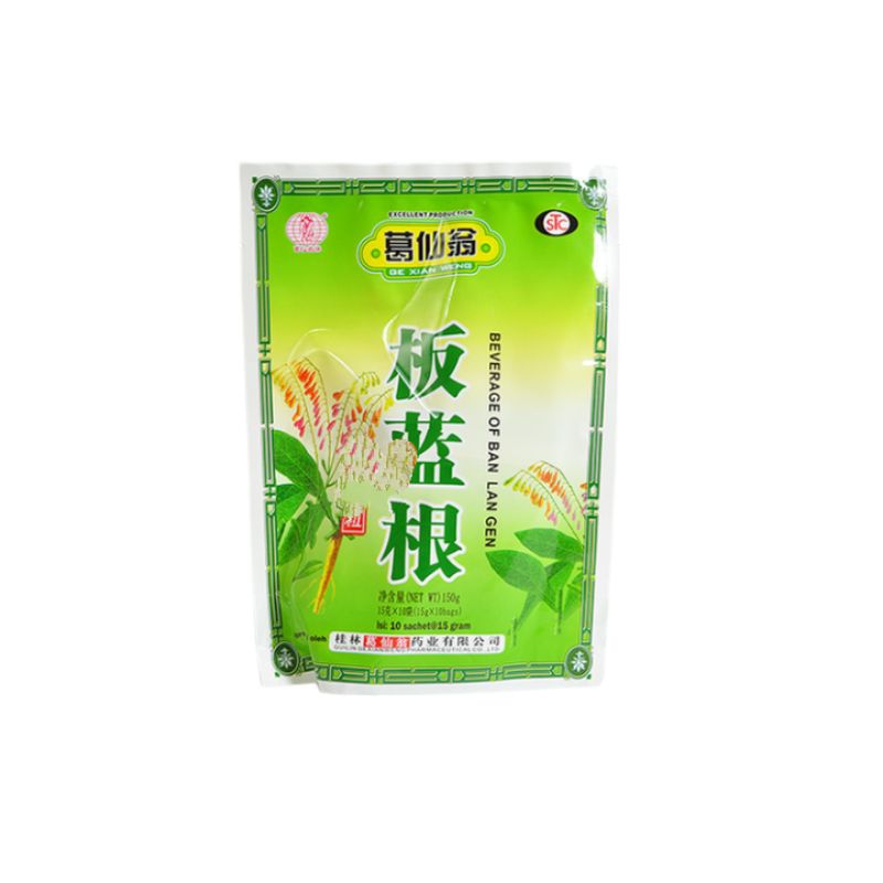 

Beverage Of Ban Lan Gen (Ge Xian Weng) Sakit tenggorokan panas dalam