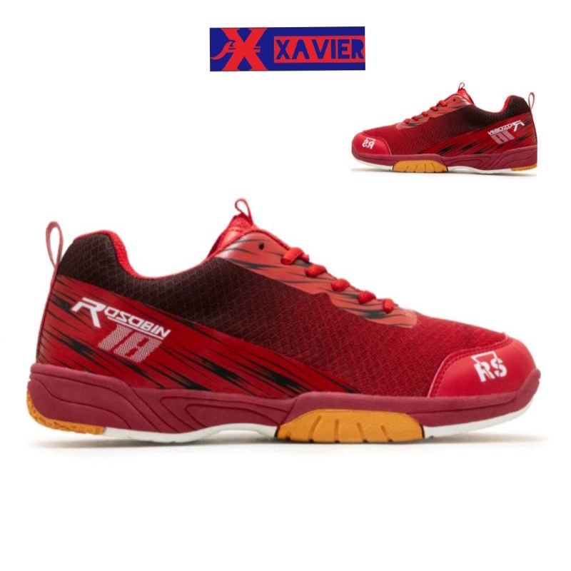 Sepatu Badminton Xavier RS Size Jumbo 44-47 Pria Wanita Sepatu Olahraga Wanita Bulutangkis Volly Bas