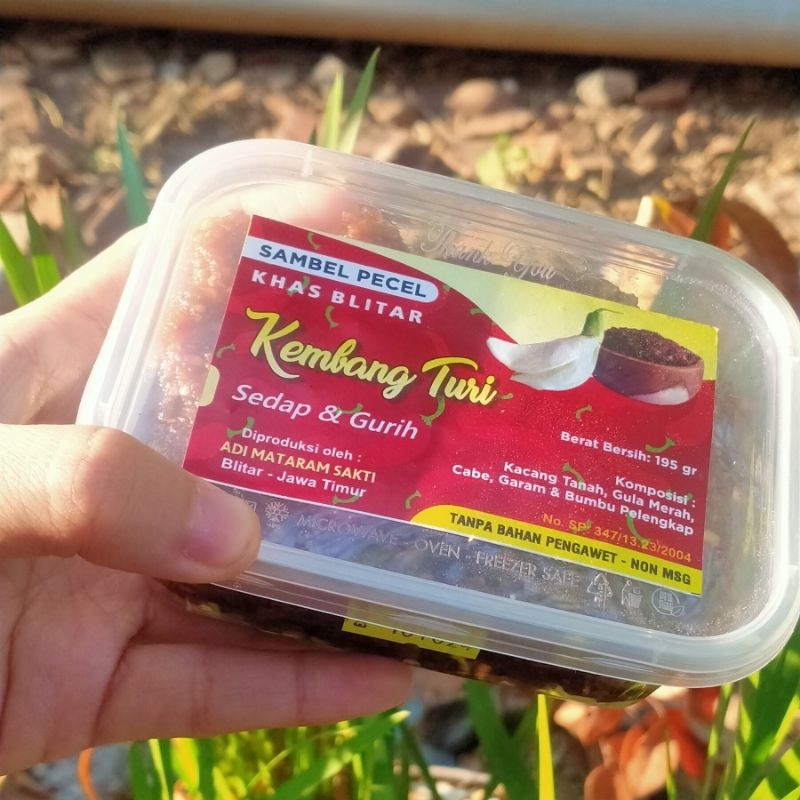 

Sambel pecel "Kembang Turi" Khas Blitar asli 195gr