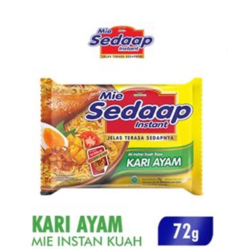 

Sedaap Mie Instant Kari Ayam 72G