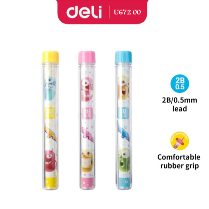 

PENCIL LEAD / ISI PENSIL MEKANIK / REFILL PENSIL MEKANIK 2B / REFILL PENSIL DELI BUMPEES 2B 0.5