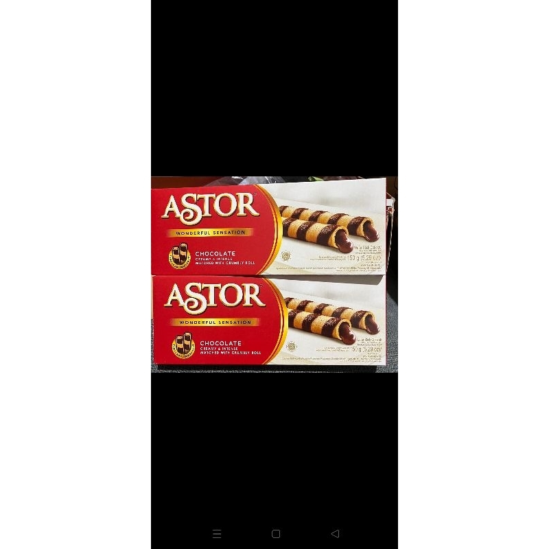 

ASTOR CHOCOLATE 150GR EXP 2025