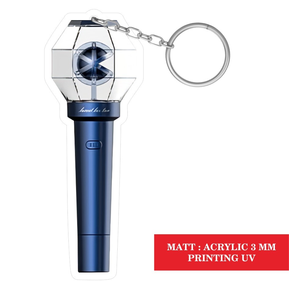 Gantungan Kunci Akrilik Keyring Lightstick ForeBong CIX
