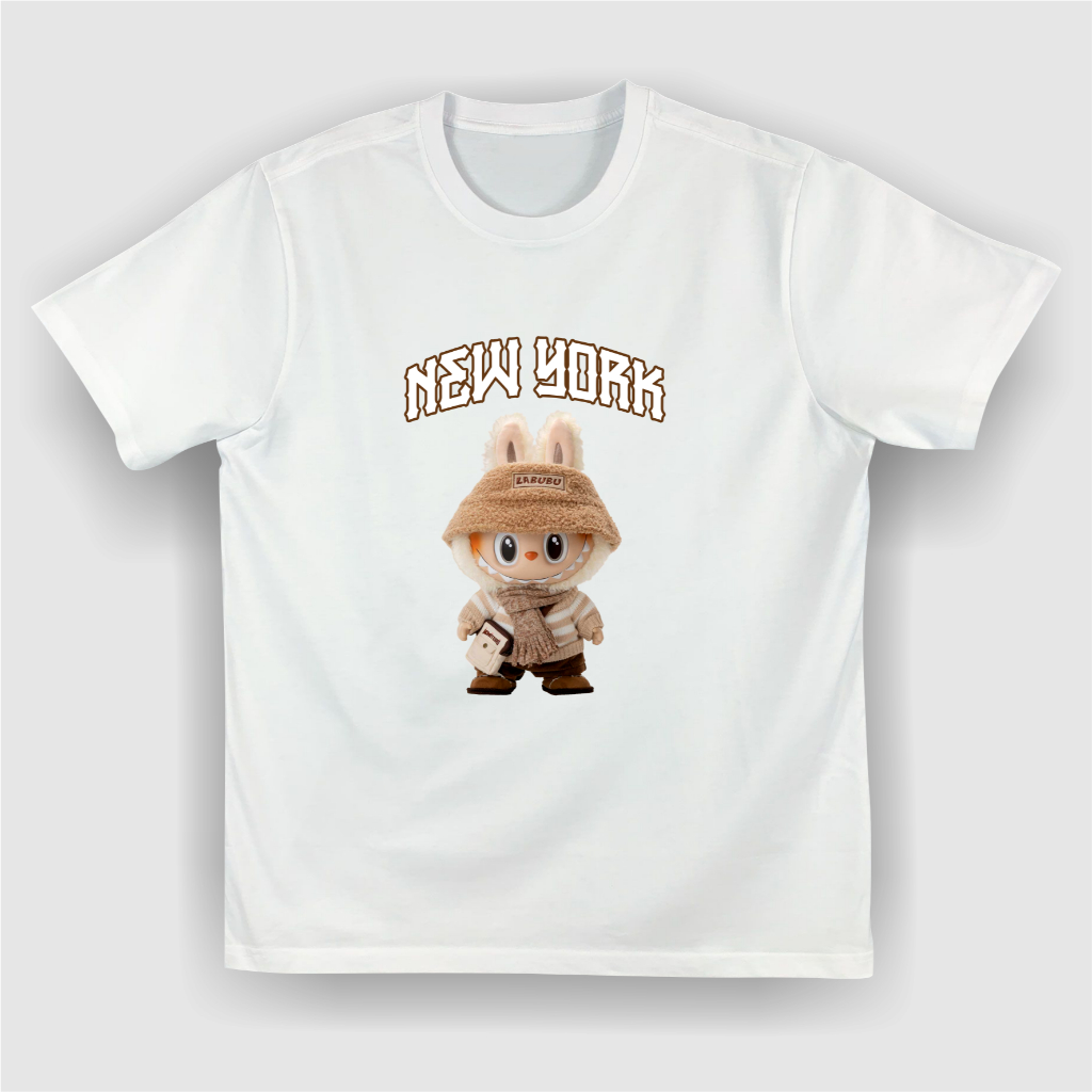 Kaos Anak Perempuan Cantik Boneka Labubu