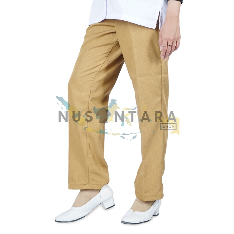 CELANA PNS PEMDA WANITA KEKI TUA DAN KEKI MUDA