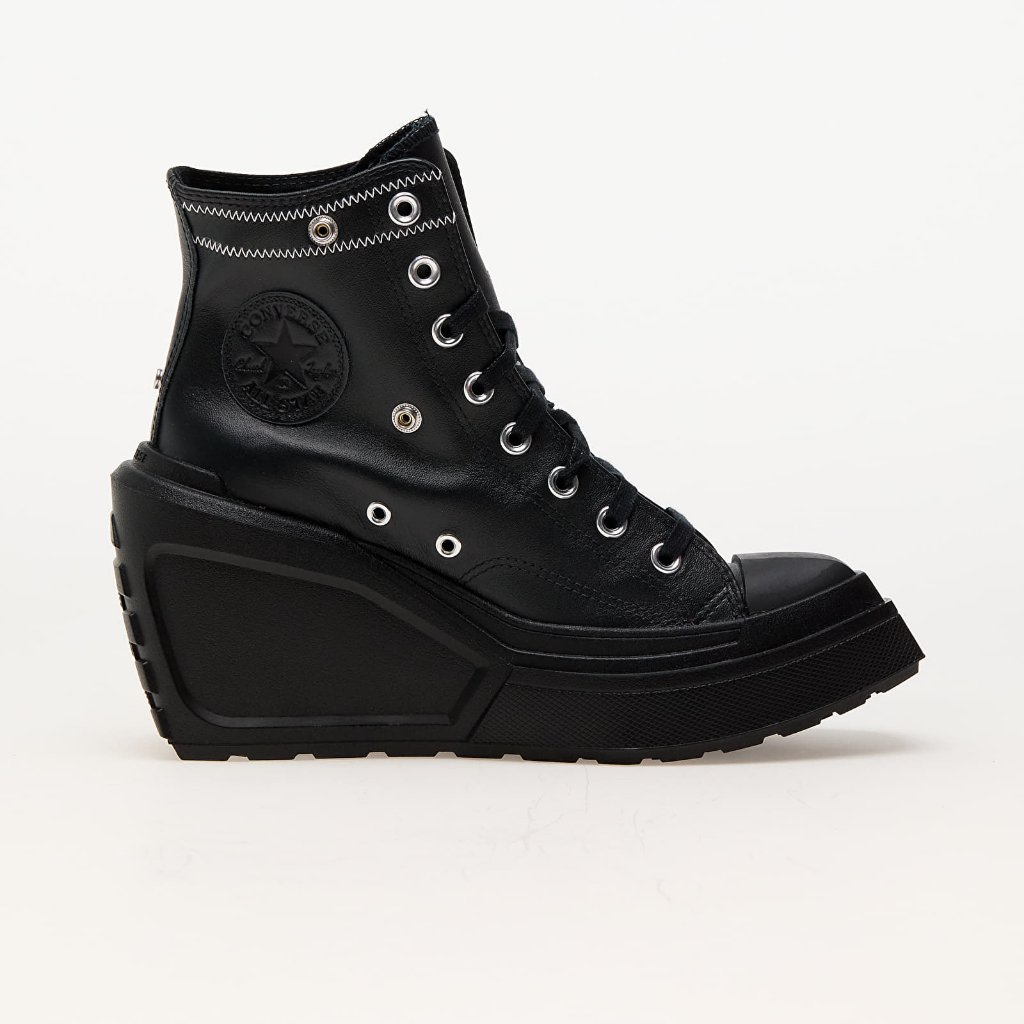 Converse x Martine Ali Chuck 70 70s De Luxe Wedge XXHi Heel Platform Zip Zipper Mono Full Black