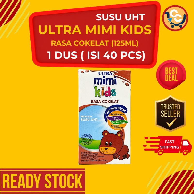

Susu UHT Ultra Mimi Kids rasa Cokelat 125ml