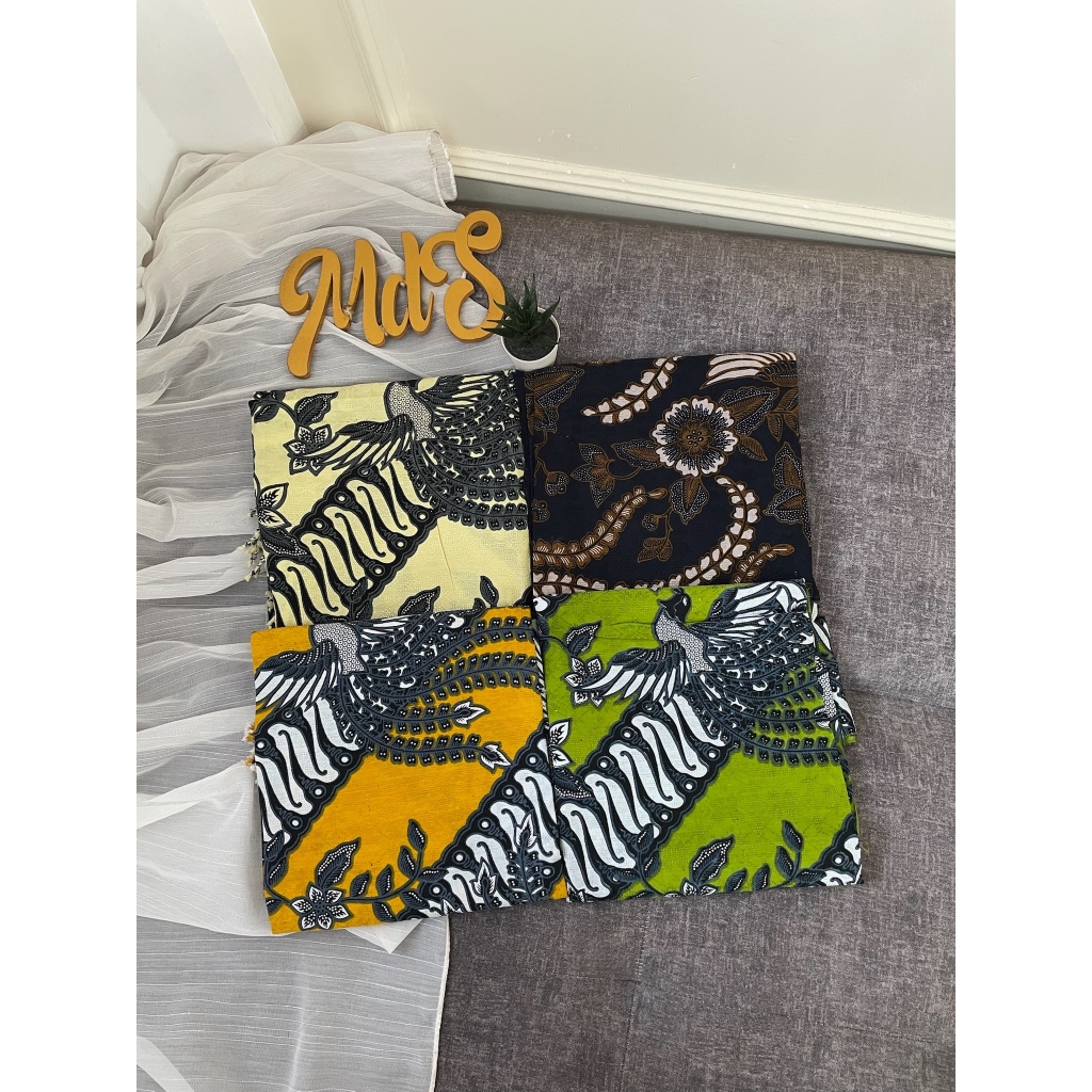 MdS Kamen Sutra Viscose ATBM Motif Merak Klasik Bali Set Selendang