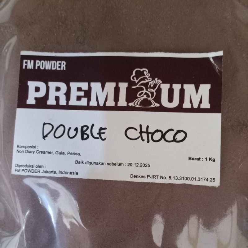 

[ COD ] Bubuk Double Choco 1 Kg - Bubuk minuman Double Coklat 1 Kg - Double Nyoklat Powder 1Kg - Double choco Bubuk 1Kg - Serbuk Double Coklat Bubuk Nyoklat Serbuk Capucino instan Cappucino shaset