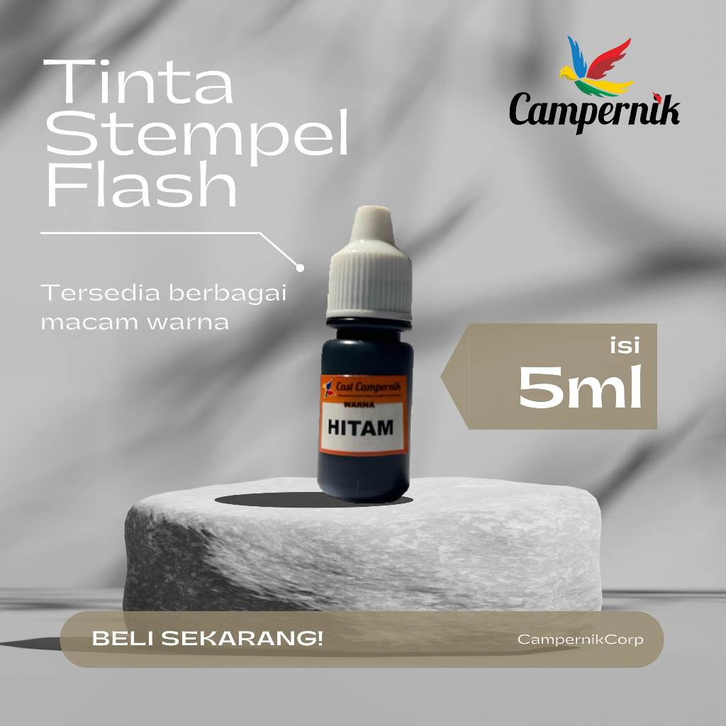 

TINTA STEMPEL FLASH 5 ml stempel warna