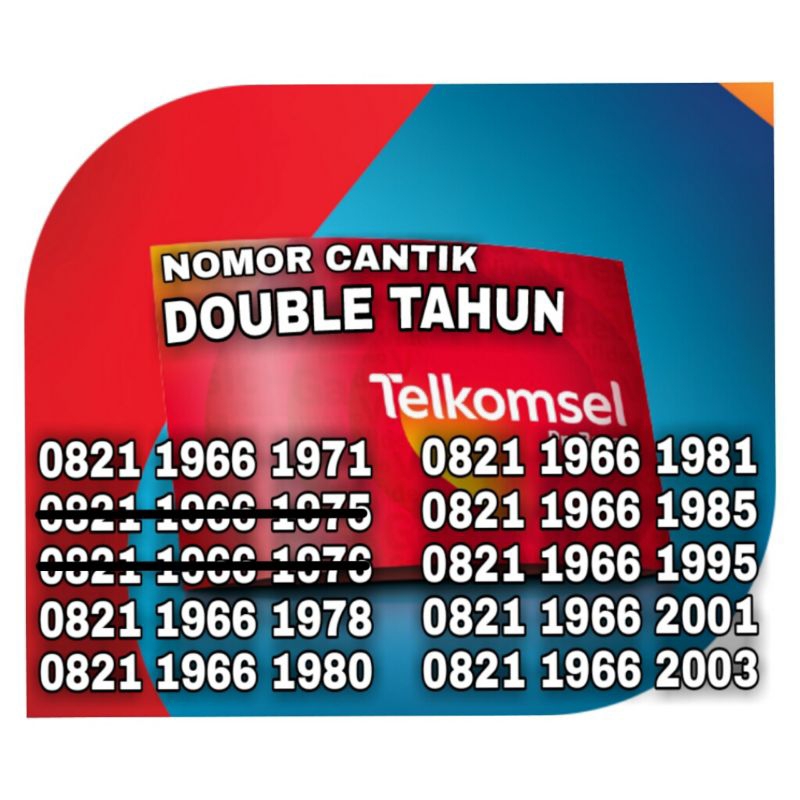Nomor Cantik Simpati Nomer Cantik Kartu Perdana Telkomsel Cantik 1966 1970 1971 1972 1973 1974 1975 