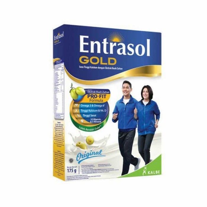 

Entrasol Gold Pro-Fit Susu 170gr (Plain/Vanila)