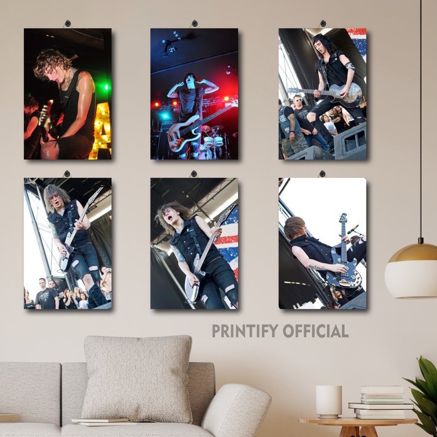 Pajangan Kamar Band Gambar Asking Alexandria | Printify Official | Pajangan Dinding Cowok |CJE/WGYFG