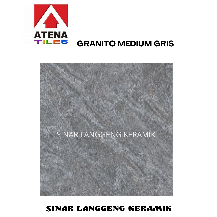 GRANIT ATENA GRANITO MEDIUM GRIS 60X60 LANTAI