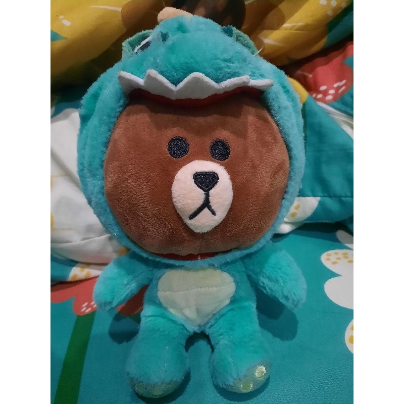 LINE FRIENDS BROWN DINO ORI (PRELOVED)