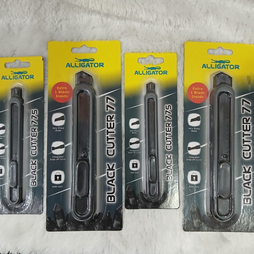 

Cutter ALLIGATOR Black Cutter 77 Extra Blade dan 77S