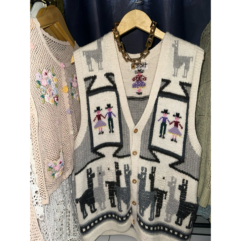 vest rajut crochet vest